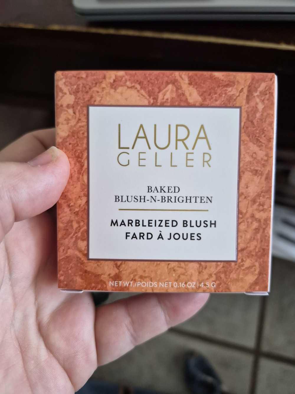 Laura Geller Marbleized Baked Blush in Tropical Peach